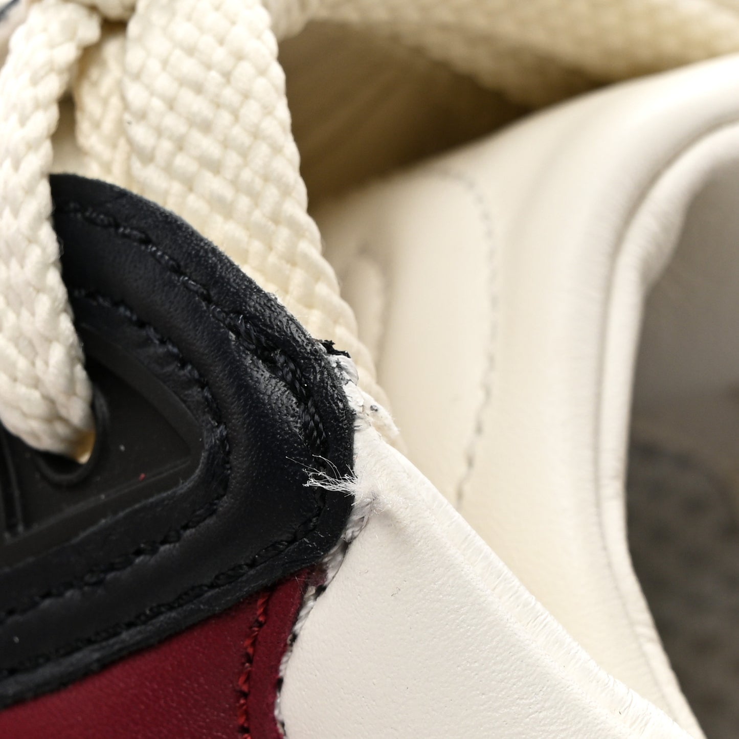 Calfskin CC Sneakers 40 Burgundy White