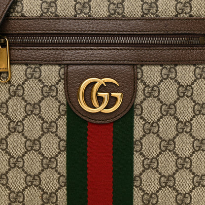 Gucci GG Supreme Monogram Web Small Ophidia Messenger Bag Brown 8 of 12
