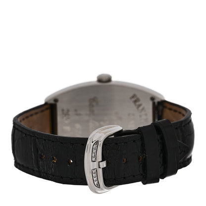 Franck Muller Stainless Steel Alligator Diamond Bezel Mother of Pearl 31mm Cintree Curvex Quartz Watch 2852BQZ 3 of 4