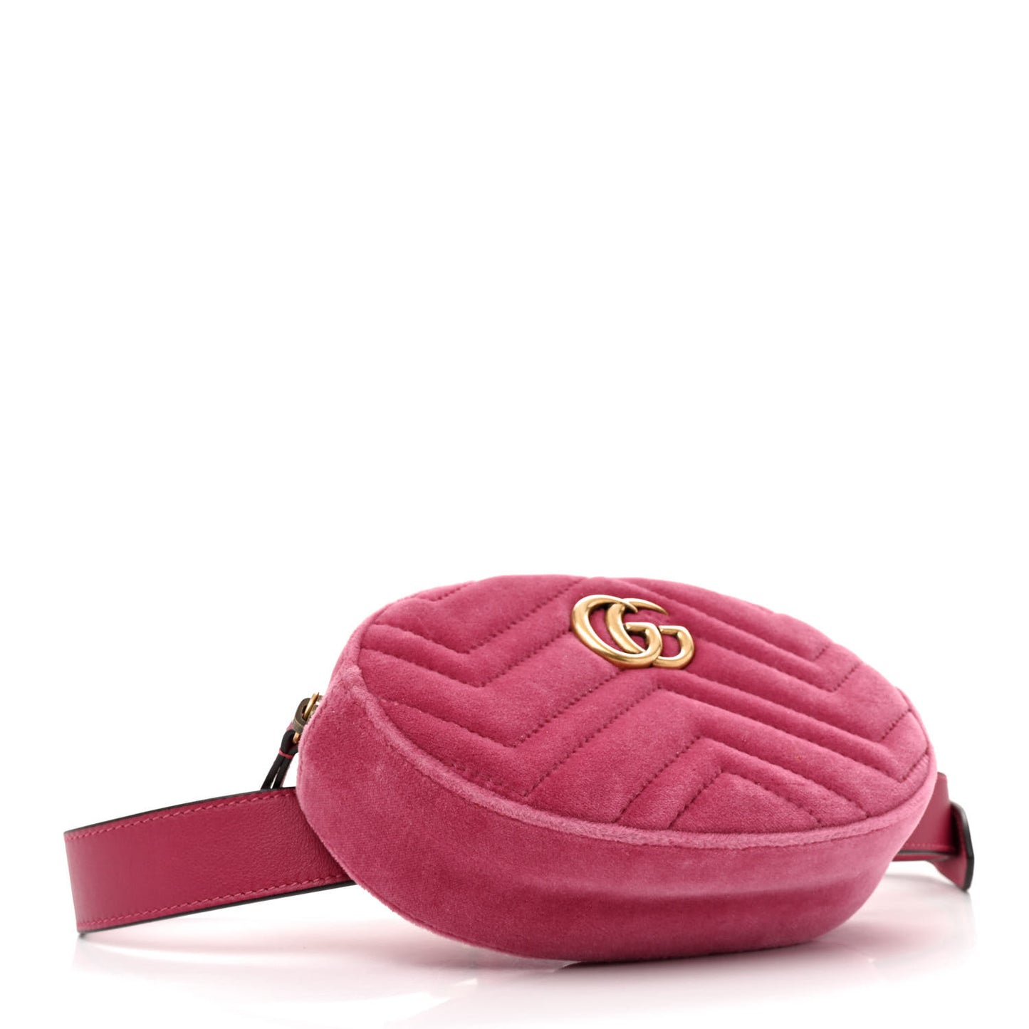 Velvet Matelasse GG Marmont Belt Bag 85 34 85 34 Light Raspberry Rose