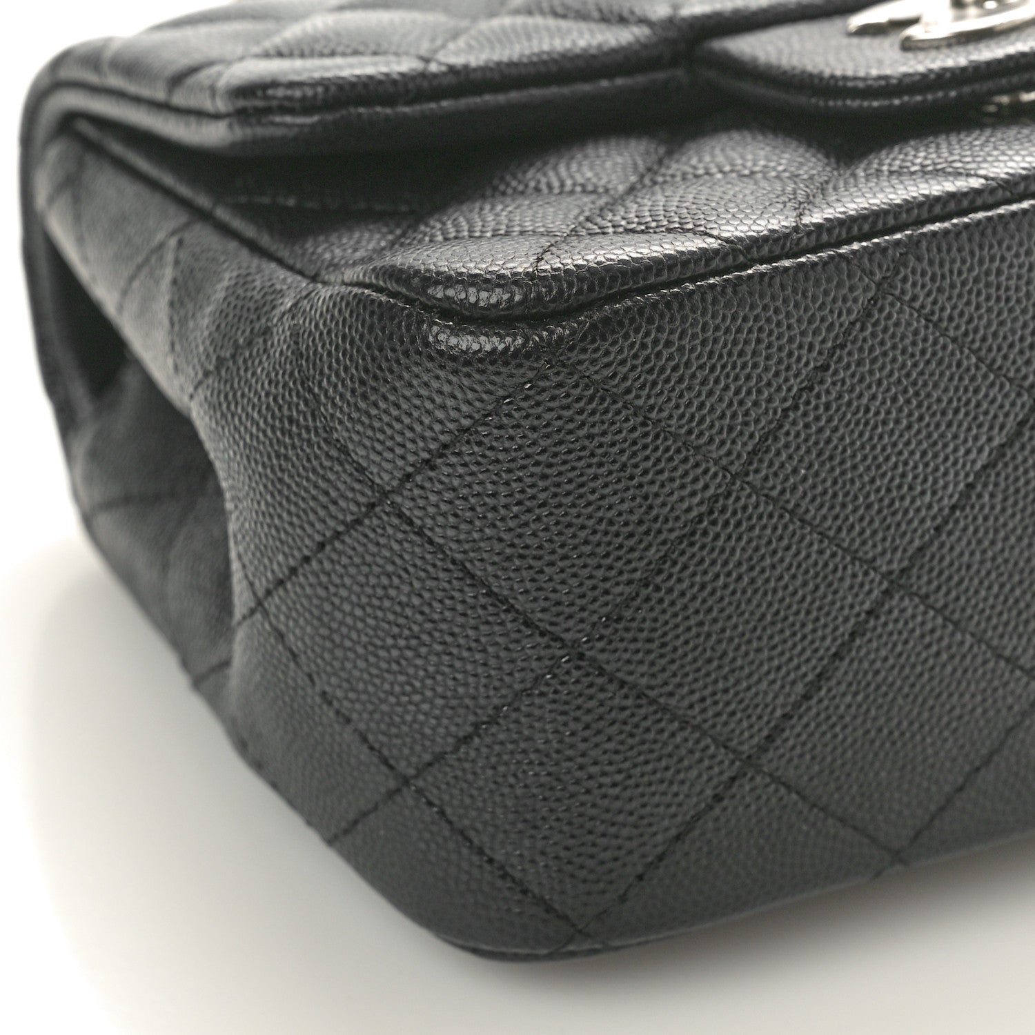 Chanel Caviar Quilted Mini Square Flap Black 9 of 10