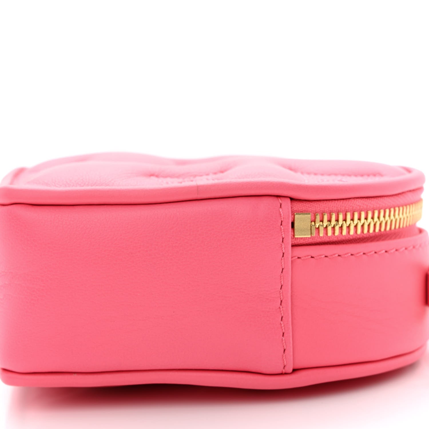 Louis Vuitton Calfskin Embroidered Monogram Pop My Heart Bag Pouch Dragon Fruit Pink 8 of 9