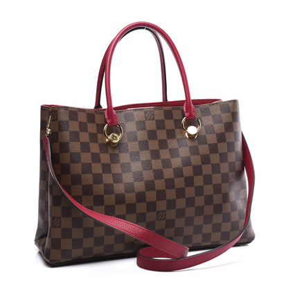 Louis Vuitton Damier Ebene LV Riverside Lie De Vin 2 of 11
