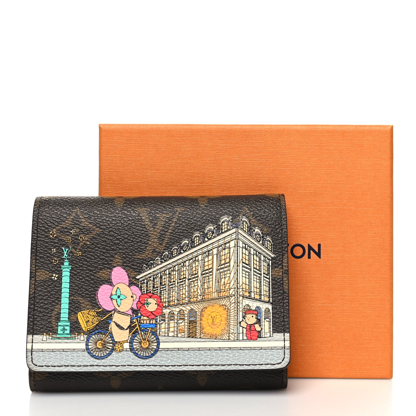 Monogram 2022 Christmas Animation Paris Victorine Wallet Pink