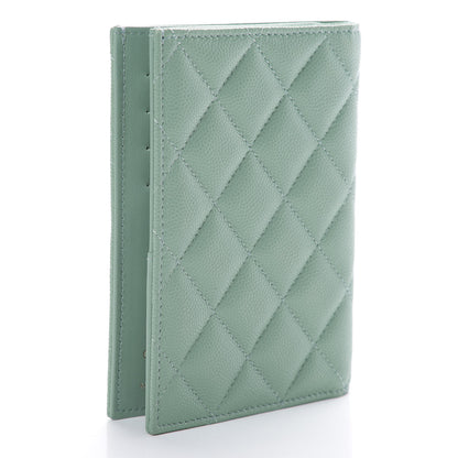 Chanel Caviar Quilted Passport Holder Green 3 of 8