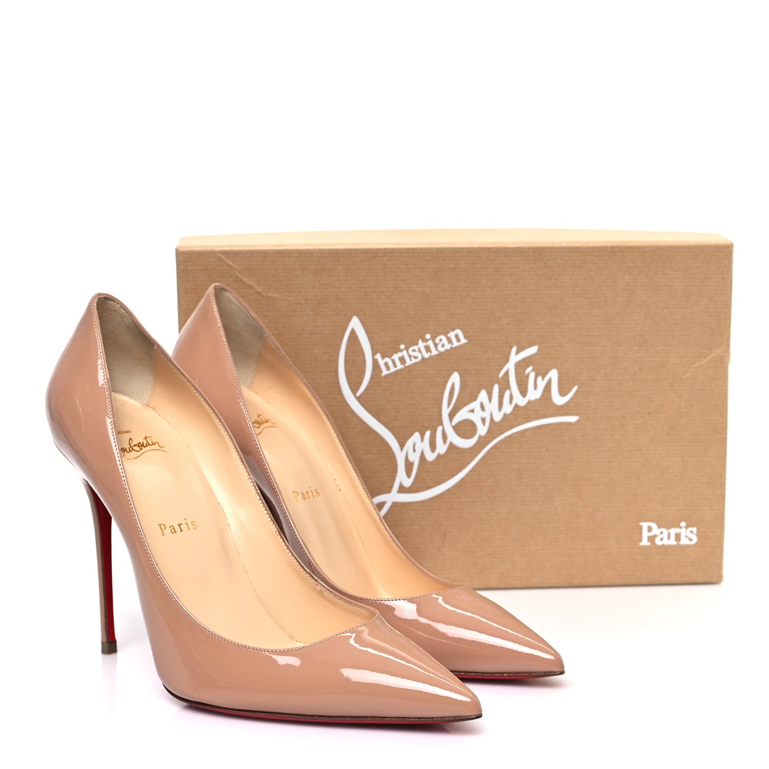 Christian Louboutin Patent So Kate 100 Pumps 39 Nude 9 of 9