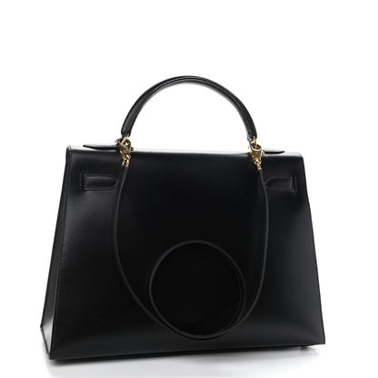 Hermes Box Kelly Sellier 32 Black 2 of 14