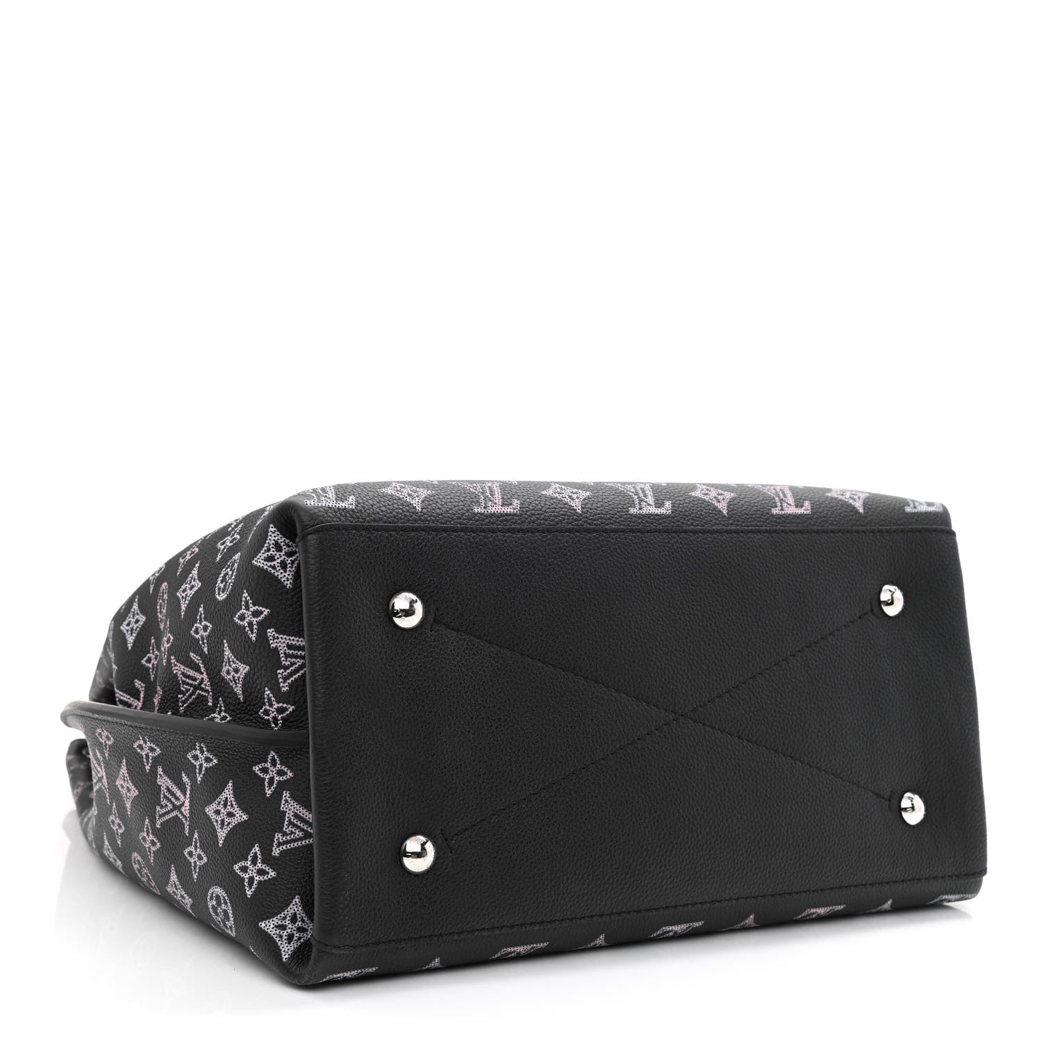 Louis Vuitton Mahina Carmel Hobo PM Black 4 of 9