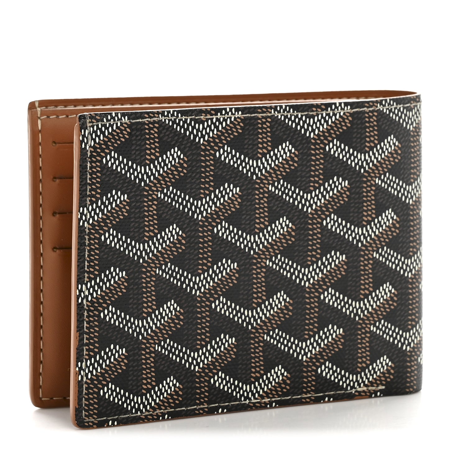 Goyardine Bi-Fold Victoire PM Wallet Black Gold