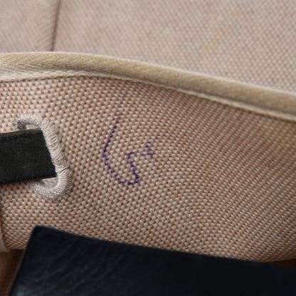 Hermes Toile Vache Calfskin Herbag 30 PM Natural Black 41 of 54