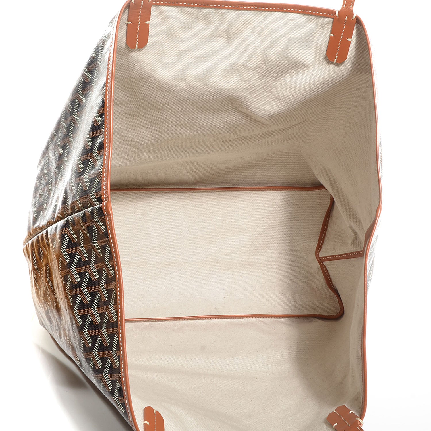 Goyard Goyardine Saint Louis GM Black Gold 6 of 10