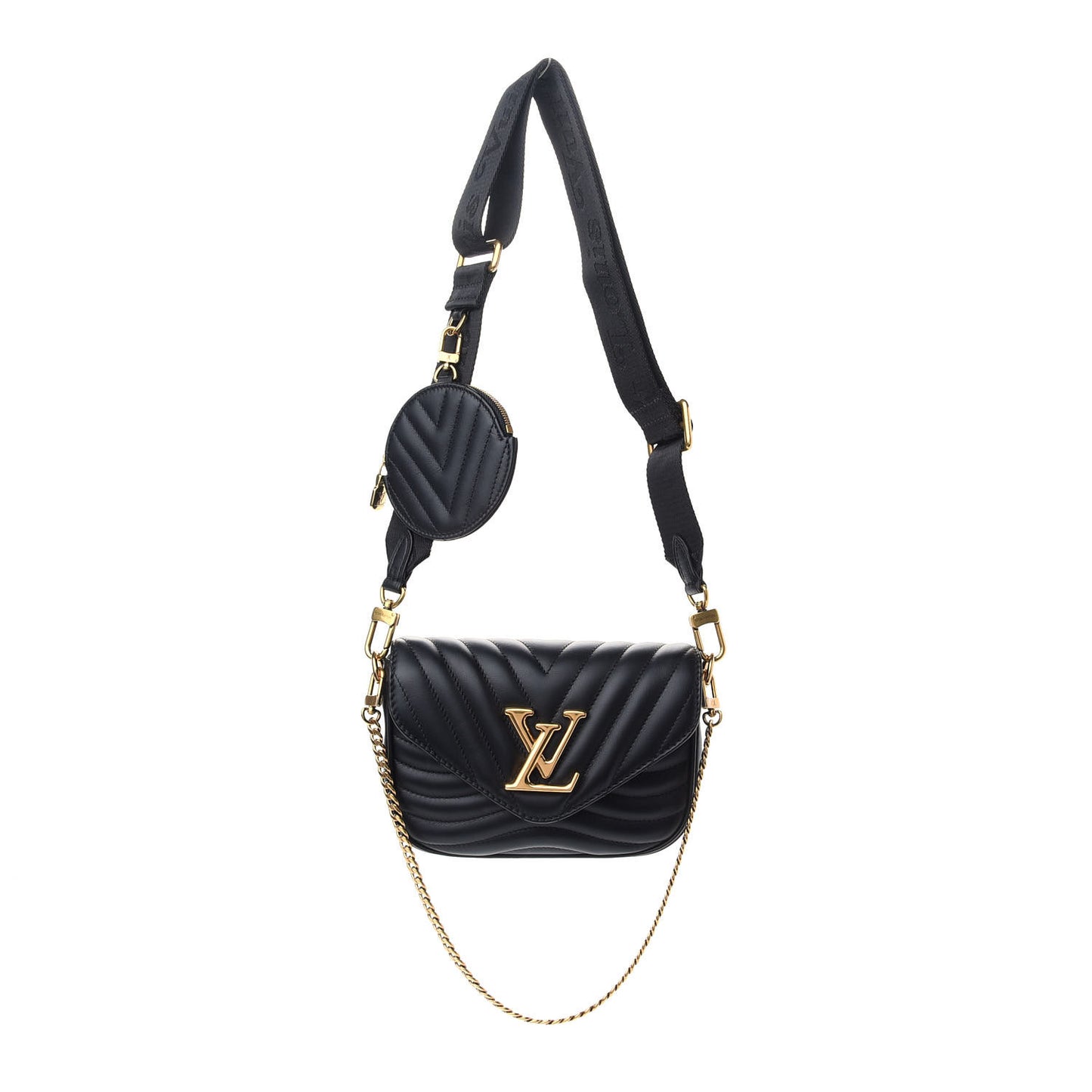 Calfskin New Wave Multi Pochette Black
