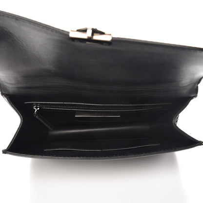 Valentino Garavani Vitello Medium Glam Lock Rockstud Flap Black 6 of 9