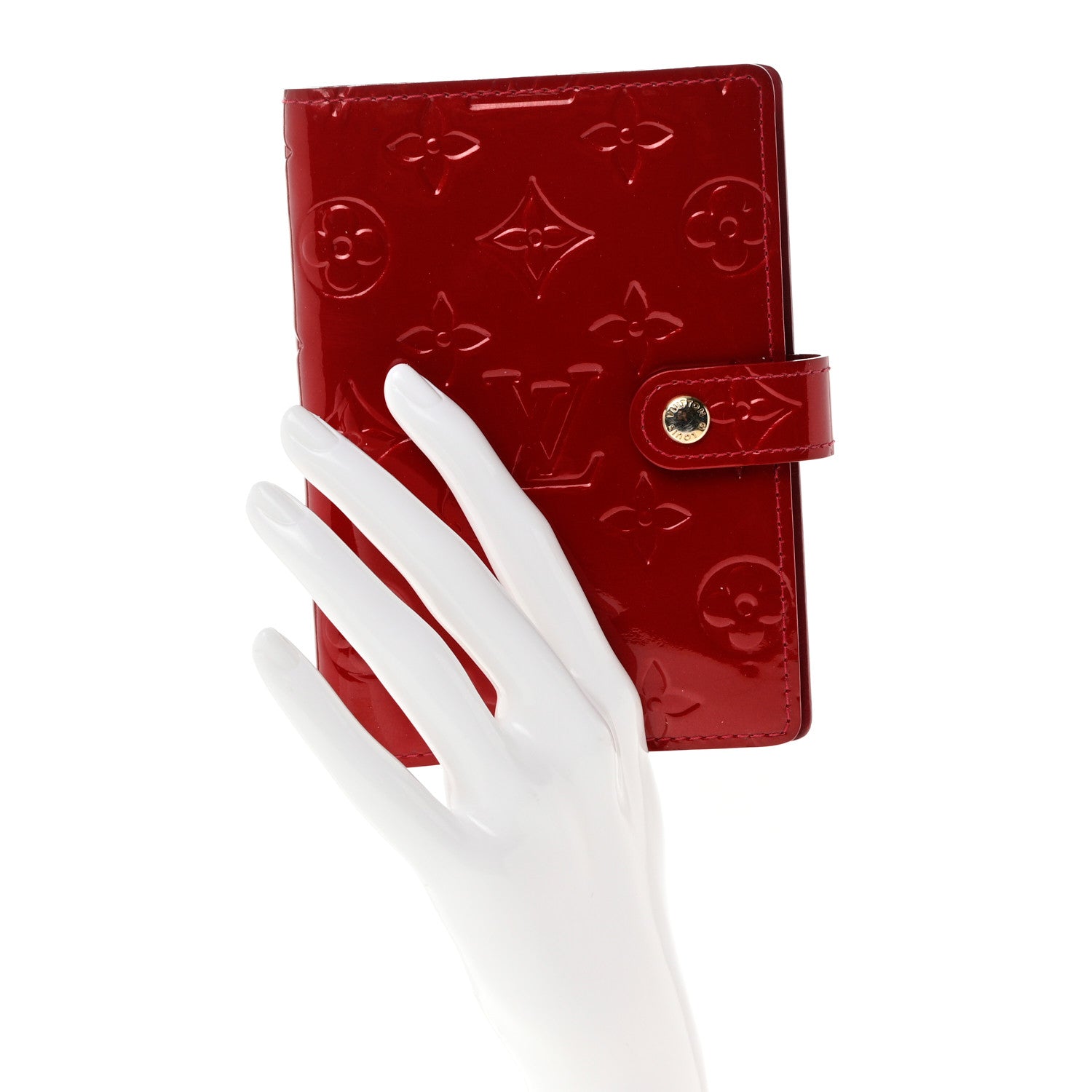 Louis Vuitton Vernis Small Ring Agenda Cover Pomme D'Amour 2 of 6