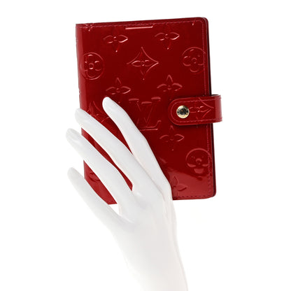 Louis Vuitton Vernis Small Ring Agenda Cover Pomme D'Amour 2 of 6
