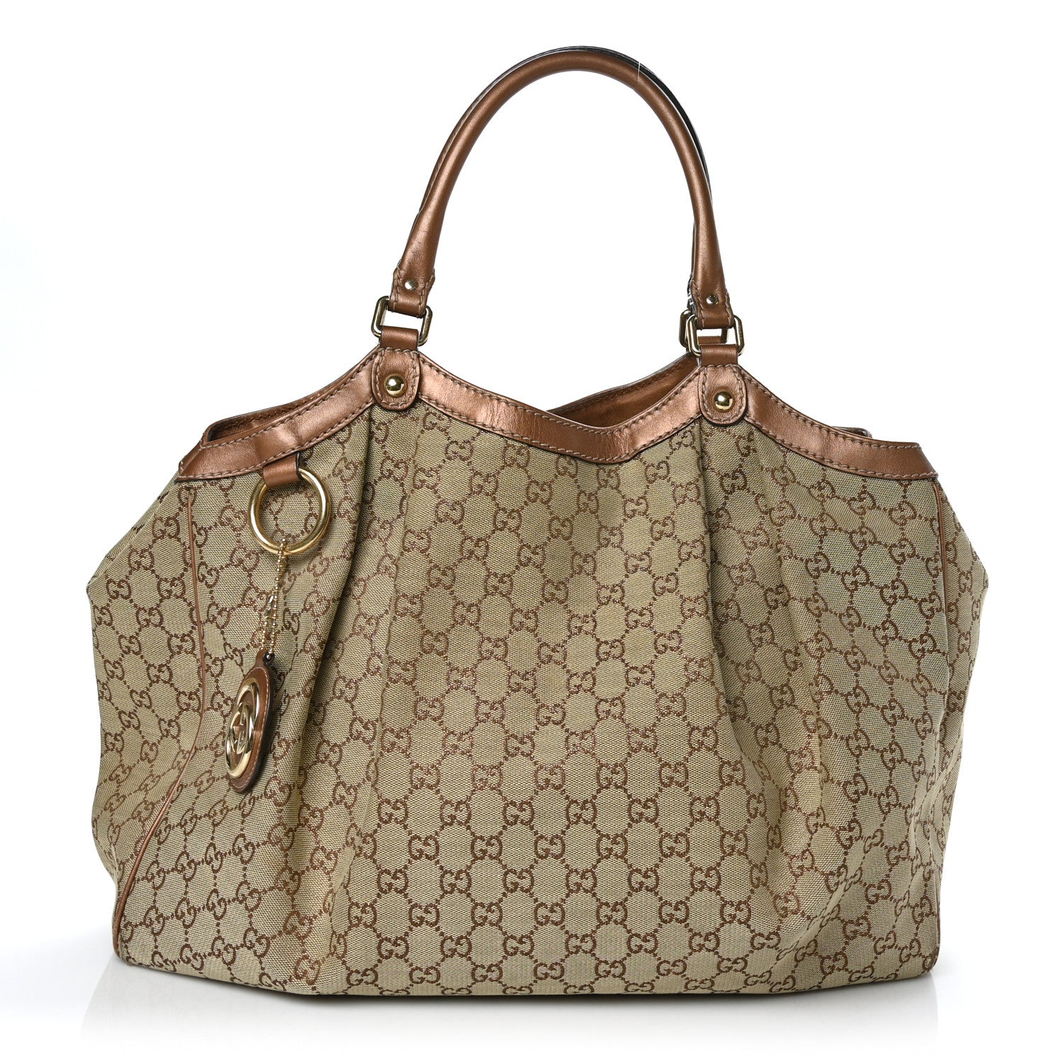 Gucci Monogram Large Sukey Tote Bronze 1 of 10