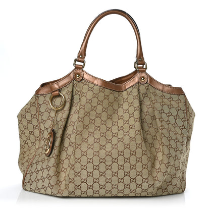 Gucci Monogram Large Sukey Tote Bronze 1 of 10