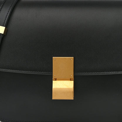 Celine Box Calfskin Medium Classic Box Flap Bag Black 8 of 13