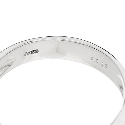Parker & West by FASHIONPHILE Platinum Diamond 1.58ct Half Eternity Band Ring  53 6.25 9 of 9