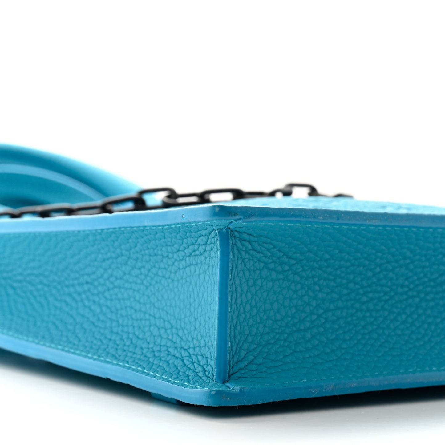 Taurillon Monogram Sac Plat Messenger Turquoise