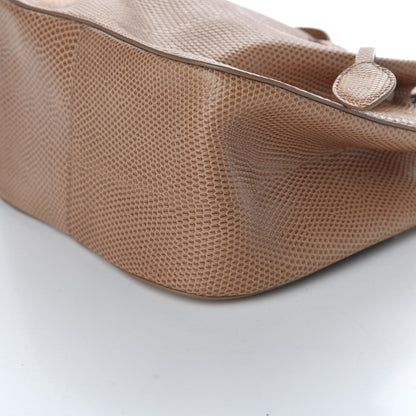 Alaia Lizard Rose-Marie 19 Bag Dark Beige 7 of 8