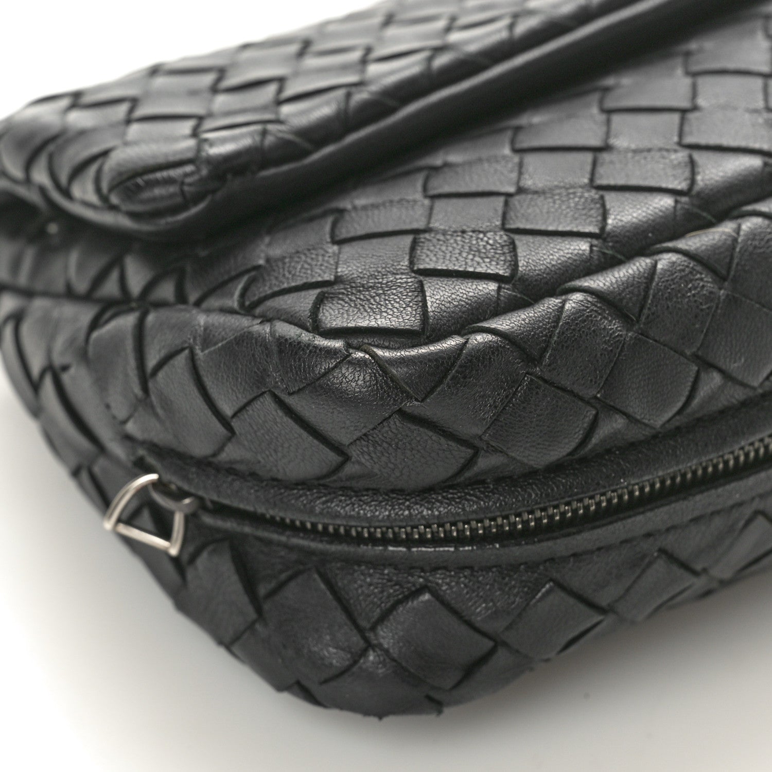Bottega Veneta Nappa Intrecciato Mini Chain Messenger Black 10 of 13