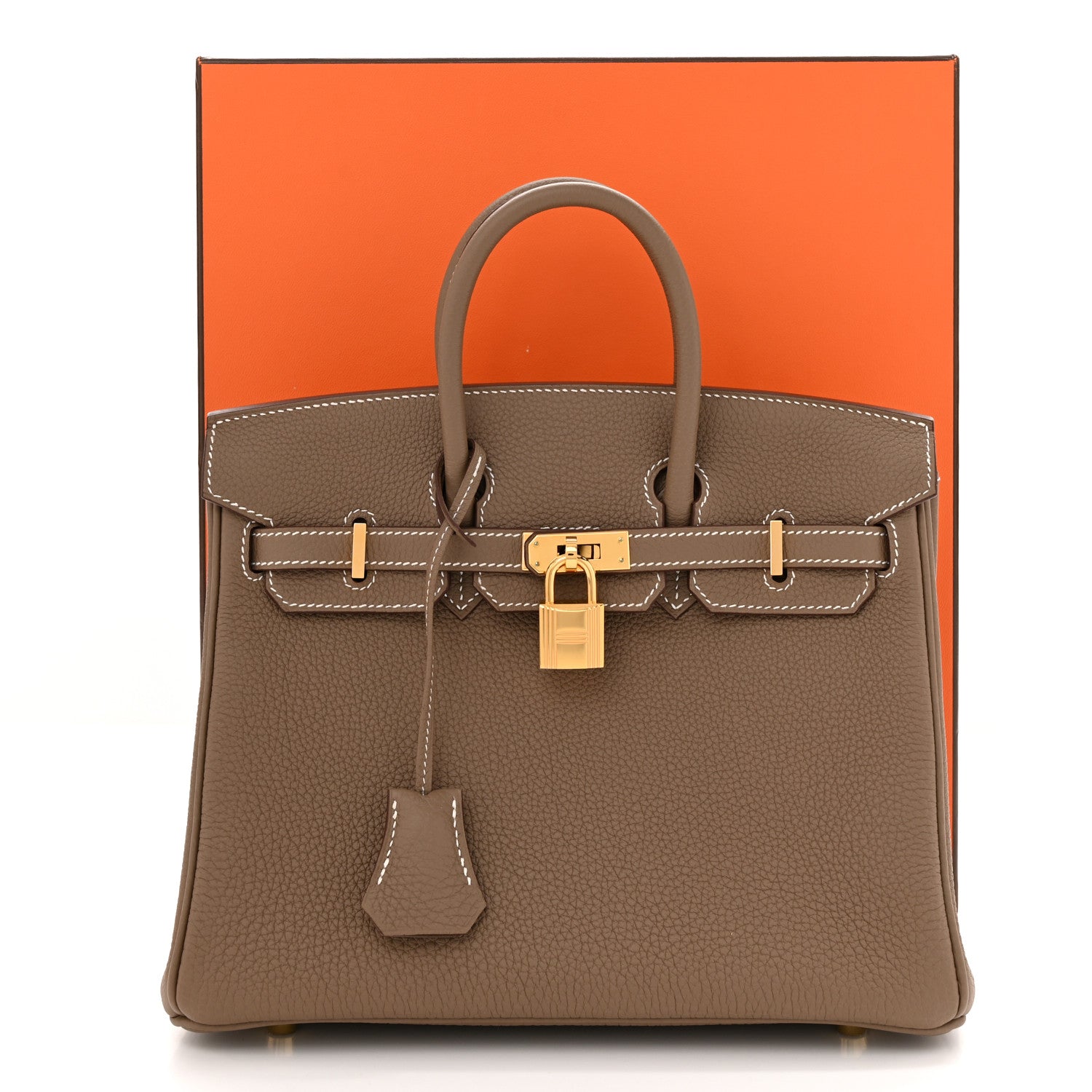 Hermes Togo Birkin 25 Etoupe 11 of 11