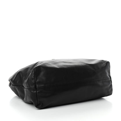 Prada Soft Calf Tote Black 4 of 9