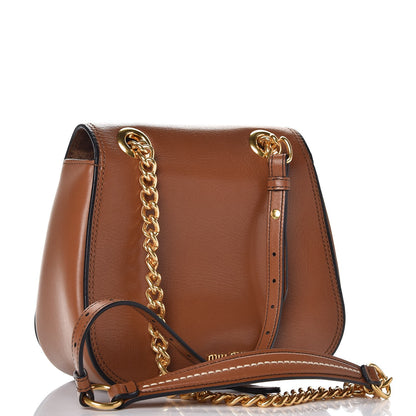 Miu Miu Goatskin Madras Dahlia Brandy 4 of 8