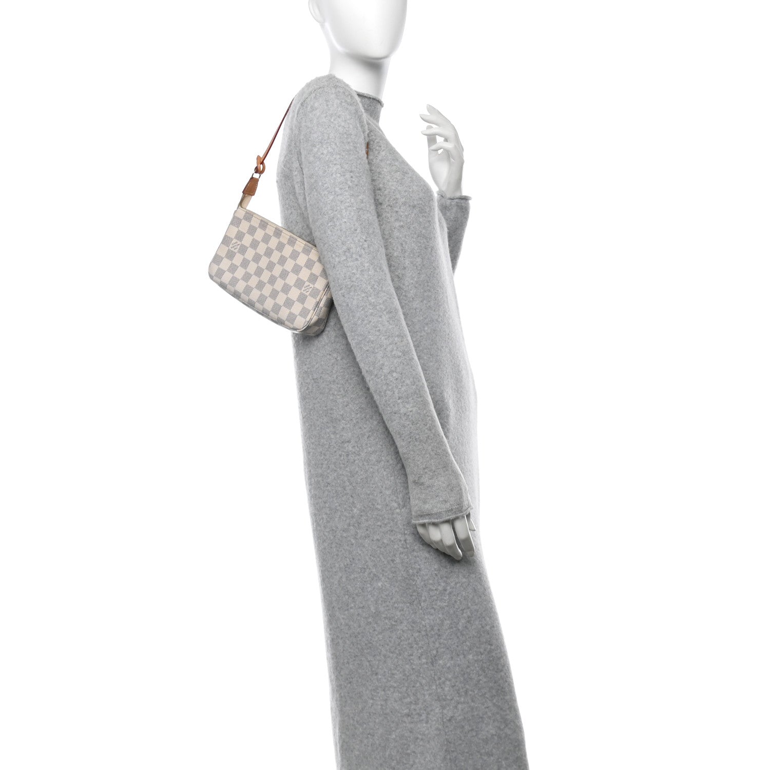 Louis Vuitton Damier Azur Pochette Accessories NM 2 of 9