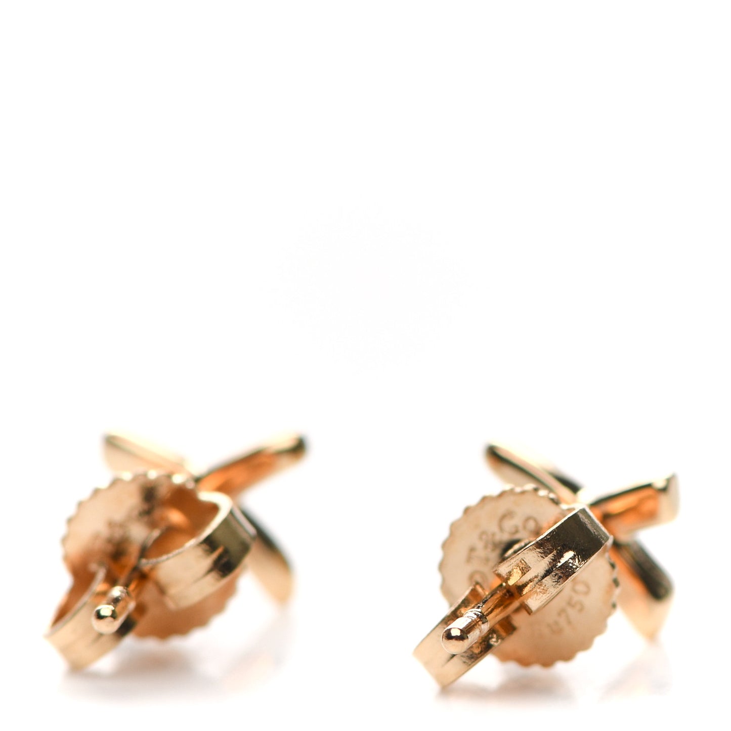 18K Rose Gold Mini Paloma's Graffiti X Earrings