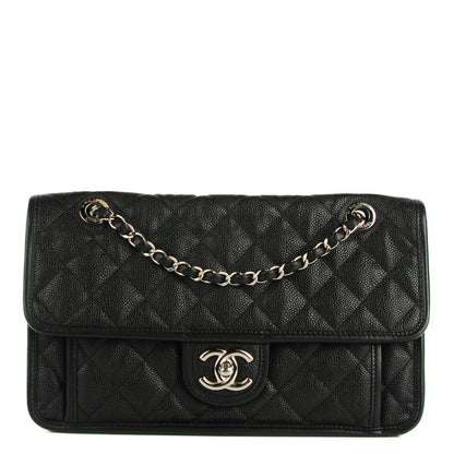 Chanel Caviar Quilted Medium French Riviera Flap Black 1 of 10