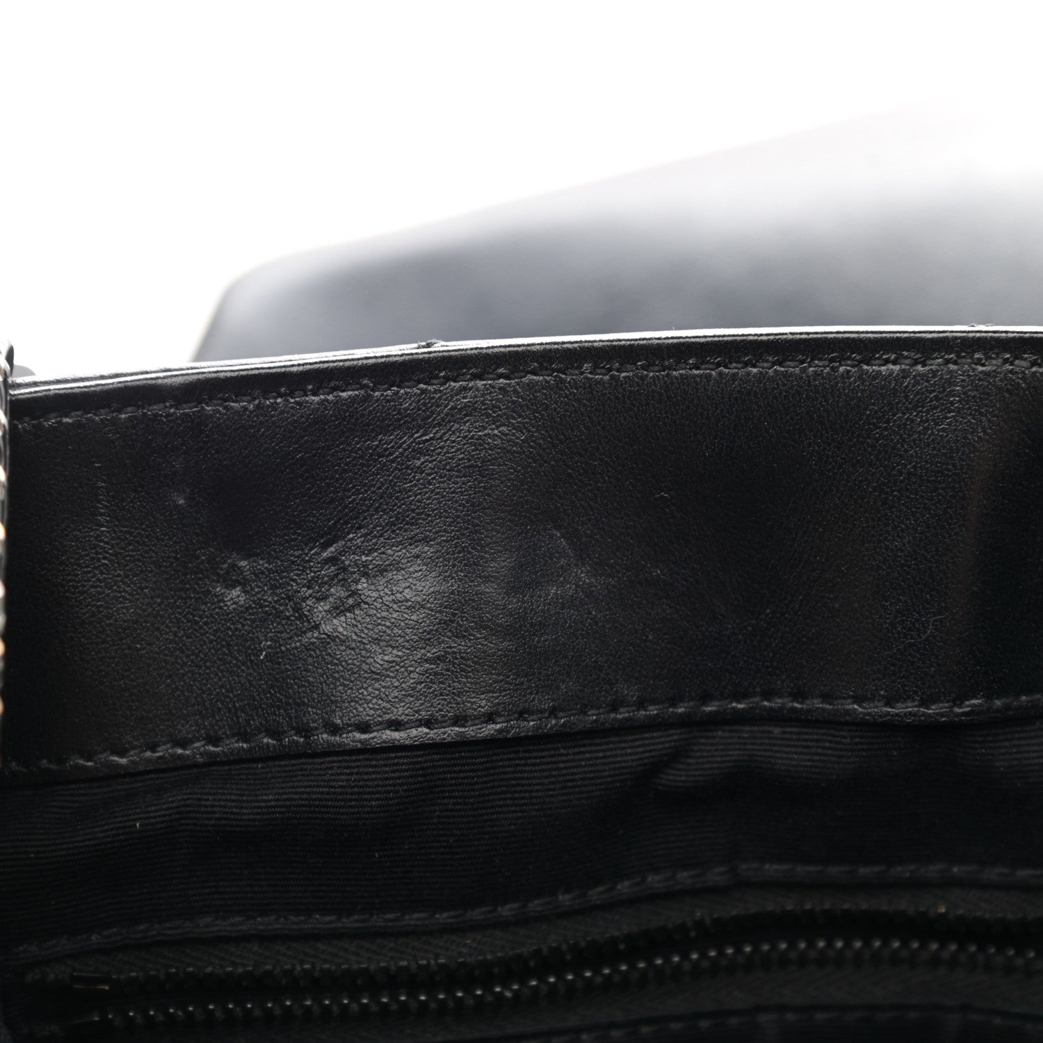Saint Laurent Calfskin Y Quilted Monogram Medium Loulou Chain Satchel Black 12 of 15