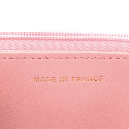 Chanel Caviar Quilted Wallet on Chain WOC Light Pink 6 of 11