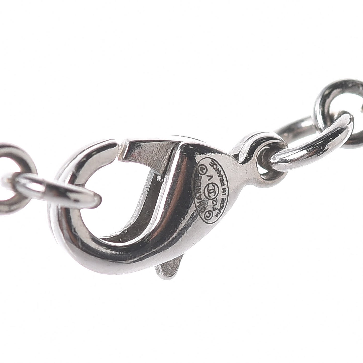 Crystal Timeless CC Necklace Silver