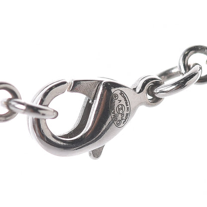 Chanel Crystal Timeless CC Necklace Silver 5 of 5