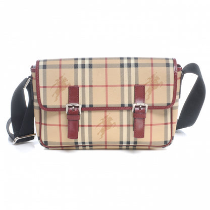Burberry House Check Small Messenger Red 1 of 7