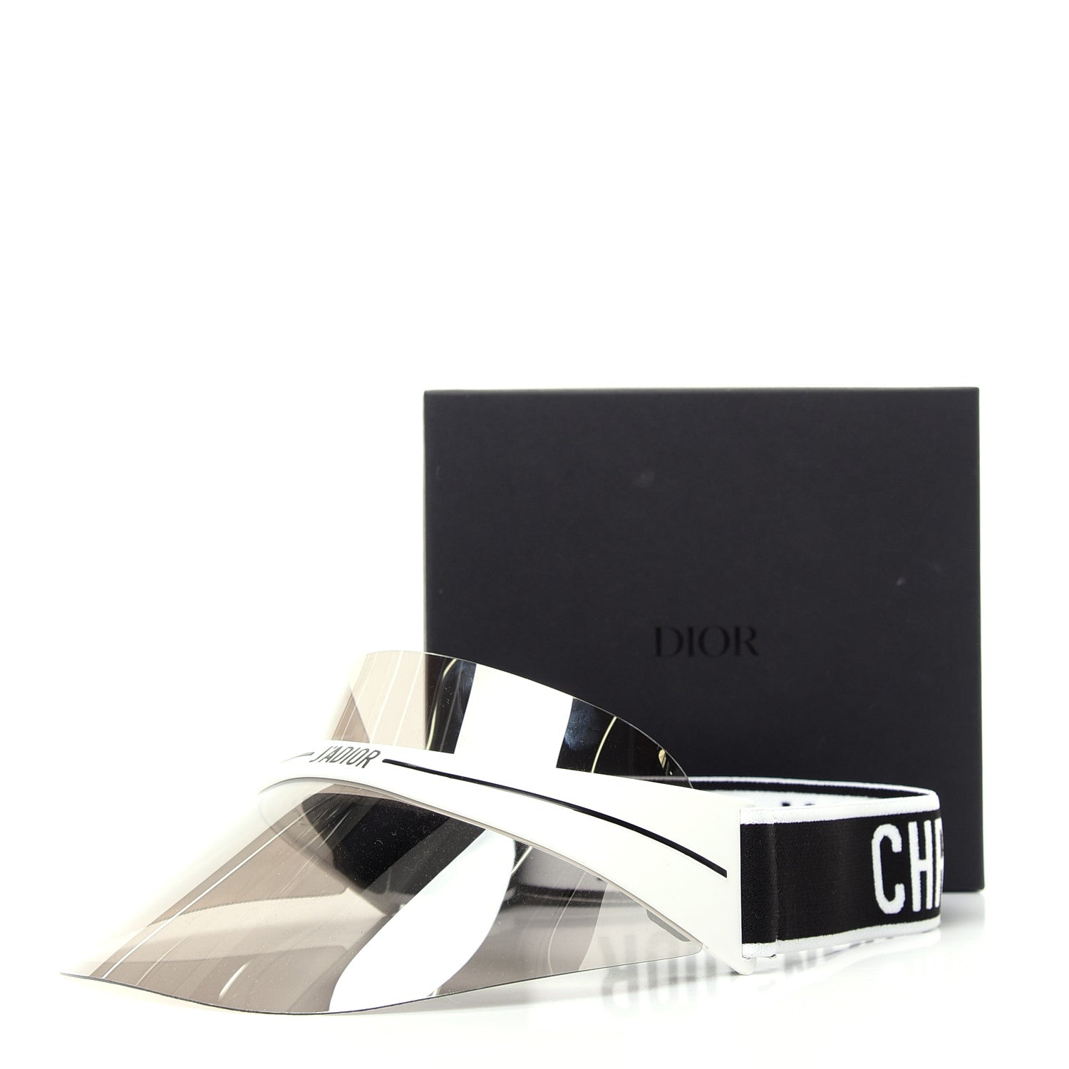 Christian Dior Mirrored DiorClub1 Sun Visor Black 9 of 9