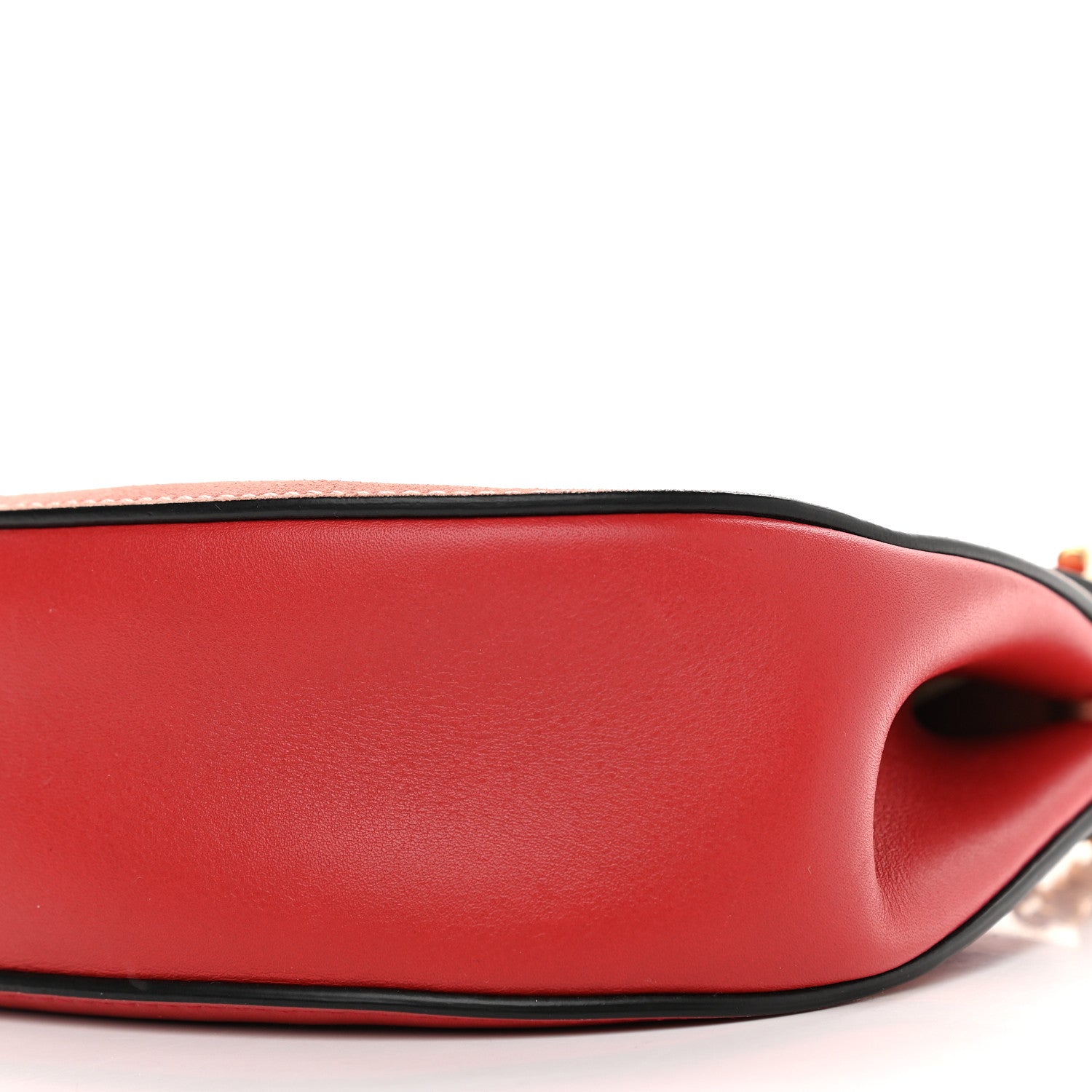 Chloe Lambskin Suede Calfskin Mini Drew Shoulder Bag Poppy 8 of 8