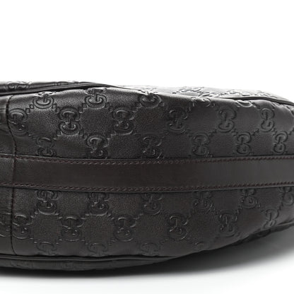 Gucci Guccissima Medium GG Twins Hobo Dark Brown 6 of 8