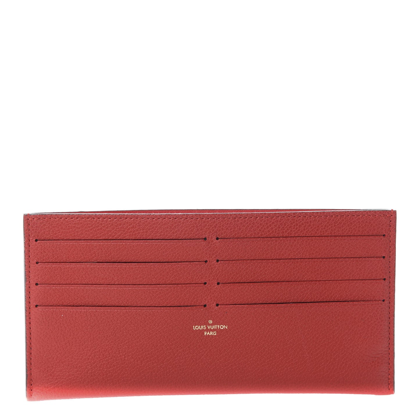 Calfskin Felicie Card Holder Insert Cherry