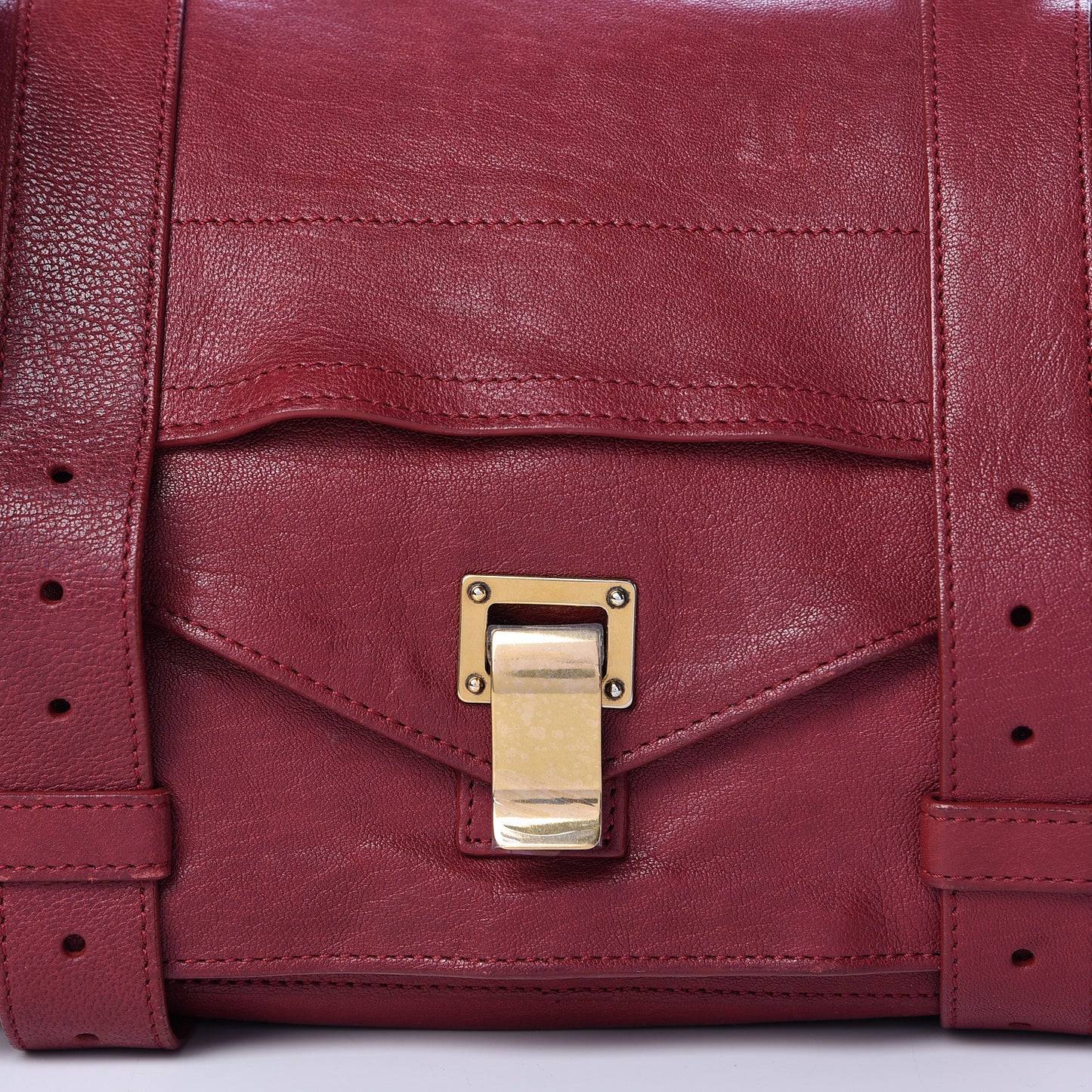 Lambskin Medium PS1 Satchel Chianti