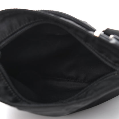 Prada Tessuto Nylon Saffiano Flat Messenger Bag Black 5 of 8