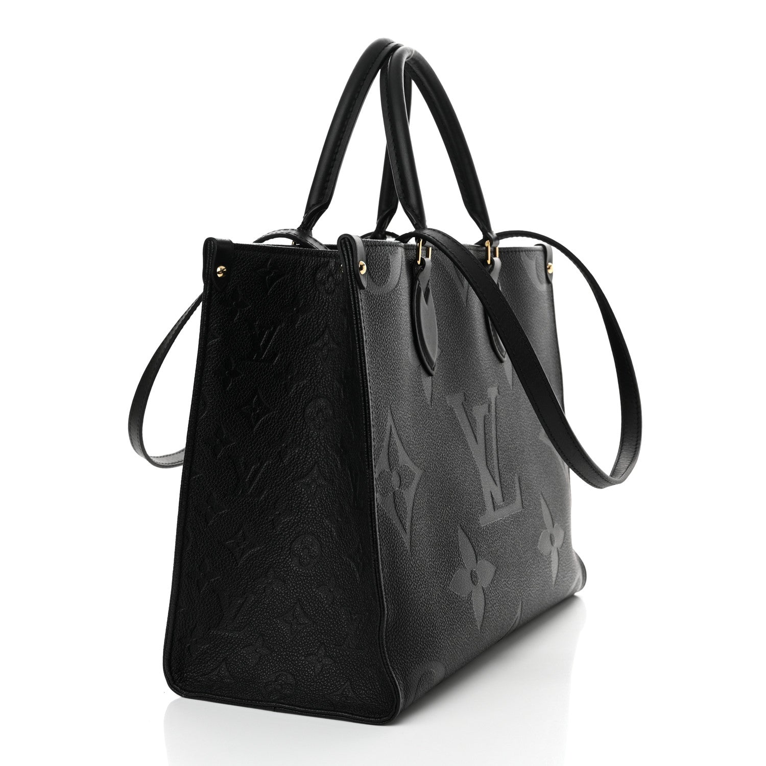 Louis Vuitton Empreinte Monogram Giant Onthego MM Black 3 of 13