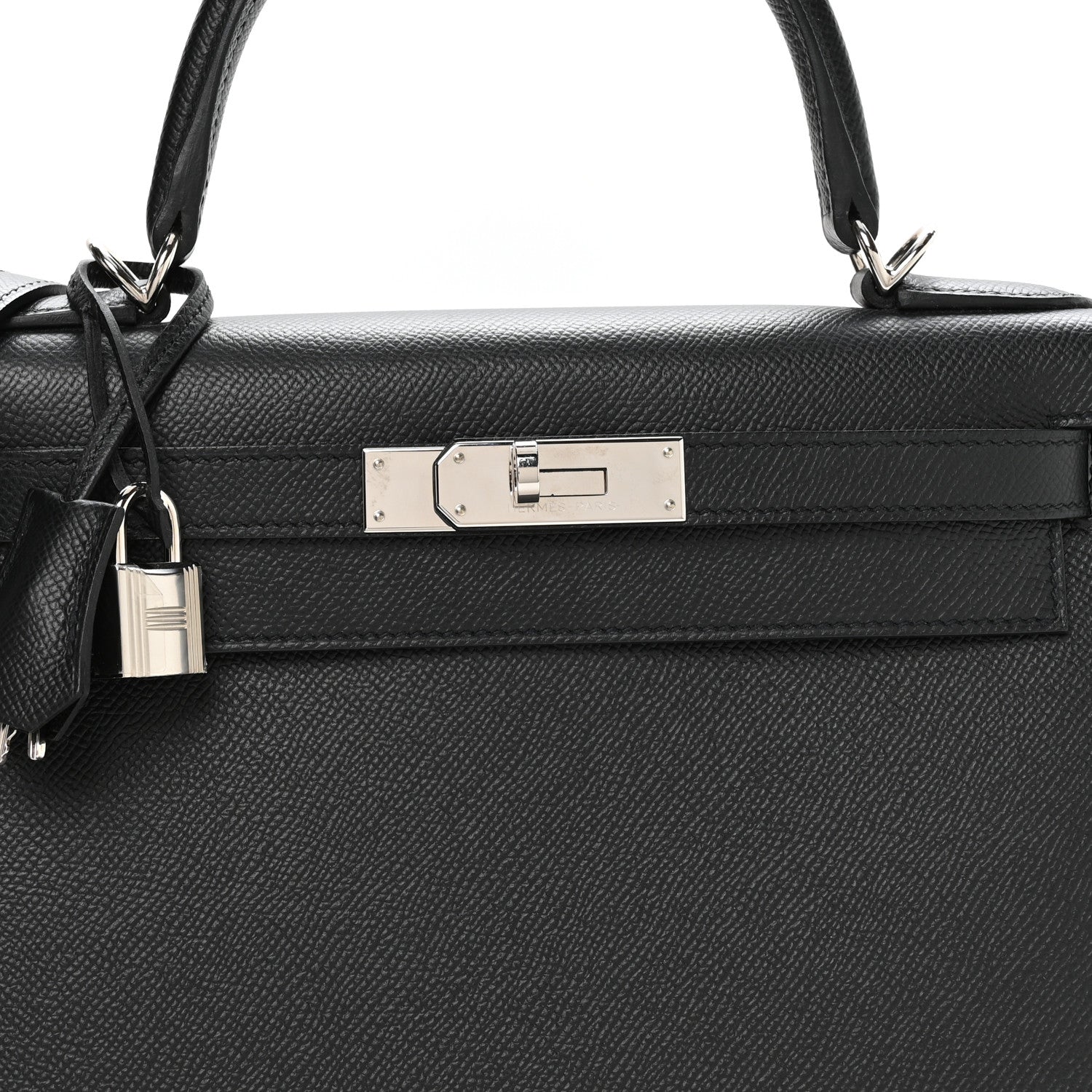 Hermes Epsom Kelly Sellier 28 Black 8 of 11