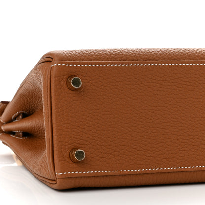 Hermes Togo Kelly Retourne 25 Gold 8 of 10