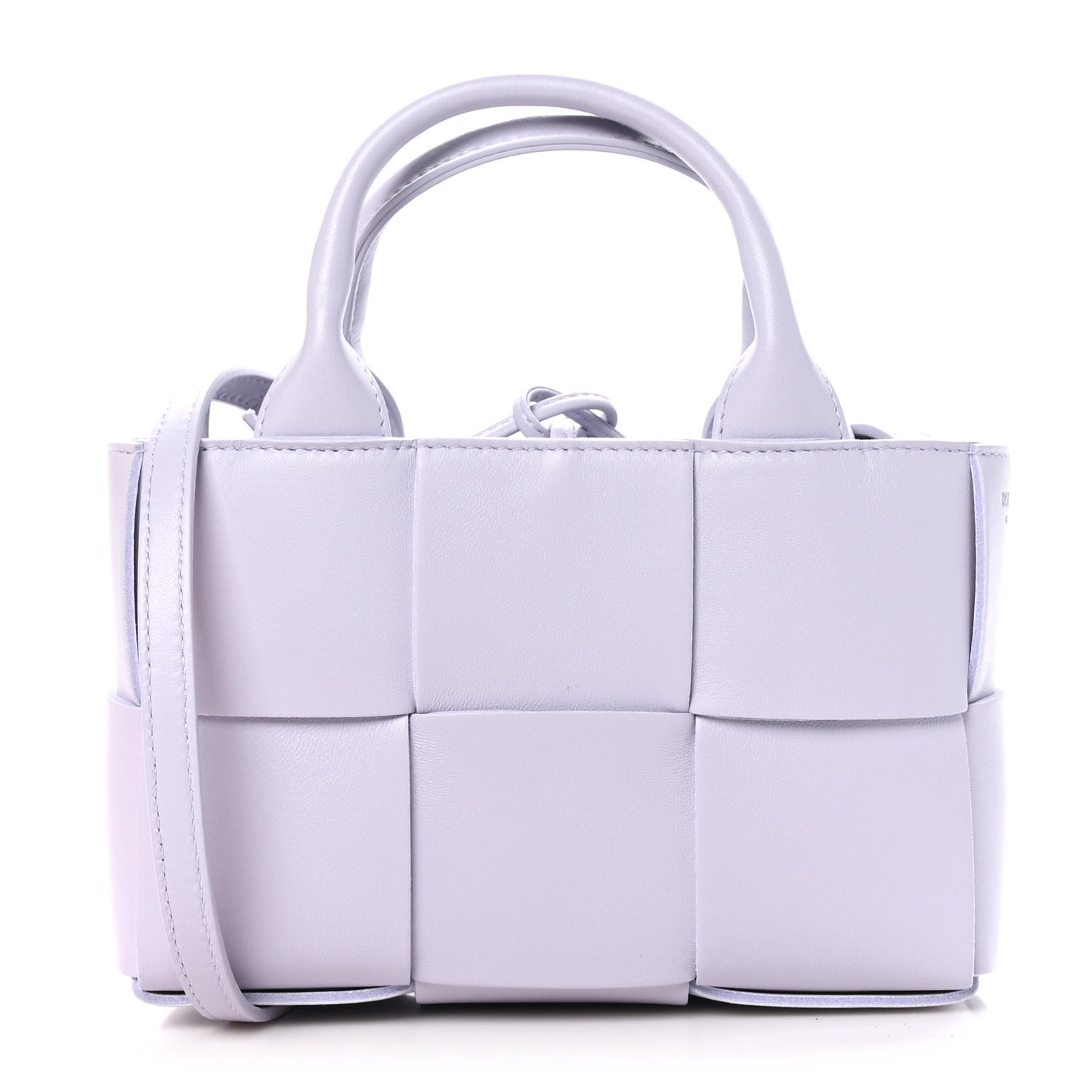 Calfskin Maxi Intreccio Candy Arco Tote Mirth Washed