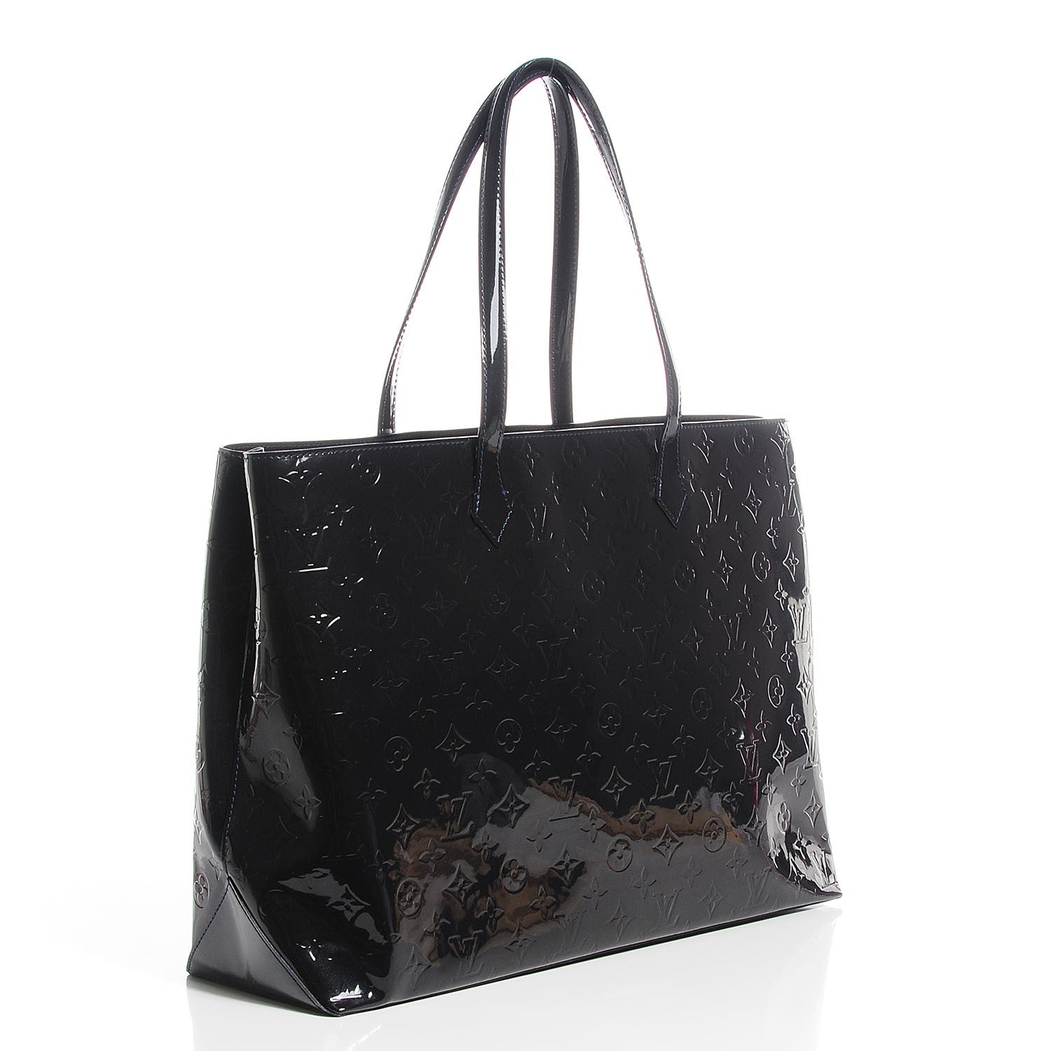 Louis Vuitton Vernis Wilshire GM Blue Infini 3 of 7