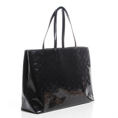 Louis Vuitton Vernis Wilshire GM Blue Infini 3 of 7