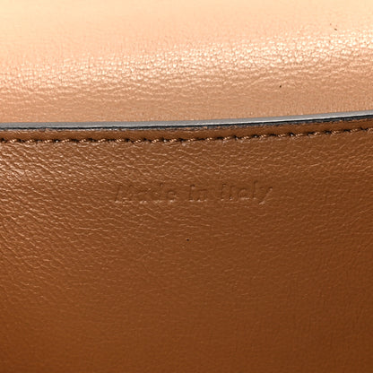 Celine Shiny Smooth Calfskin Medium Frame Shoulder Bag Tan Optic White 7 of 9